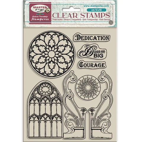 Stamperia "Master of Magic" Clearstamps // "Gothic Elements"