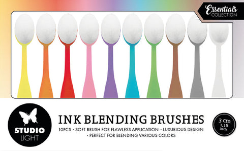 Studio Light Ink Blending Brushes Soft // 3 cm // 10 pieces