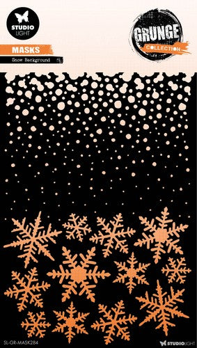 Schablone - Stencil "Snow Background"// Studio Light // Nr. 284