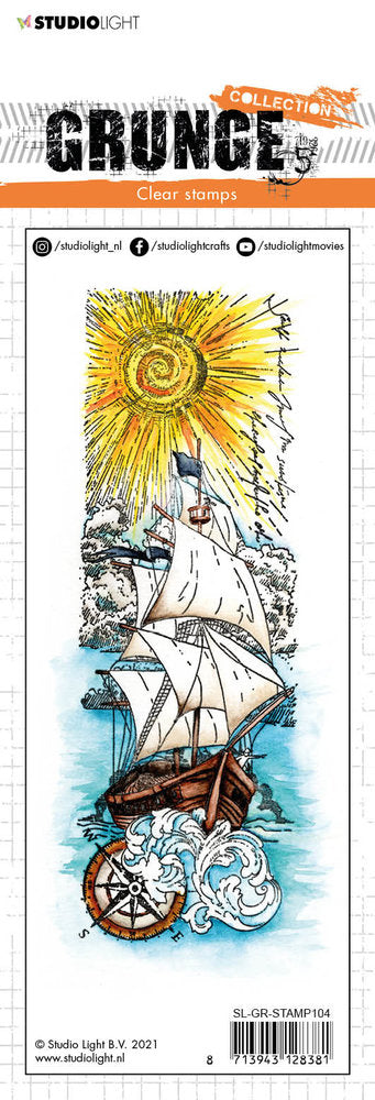 Studiolight Clear Stamps "Sailing in Sunlight" // Grunge Collection No. 104