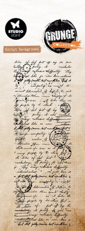 Vintage Splash Background Grunge Clear Stamp // Studio Light